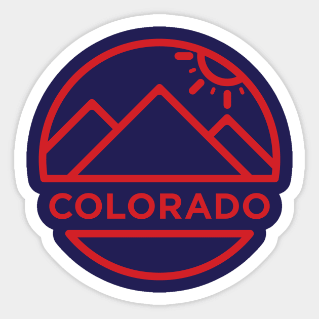 Colorado Badge Sticker by bmaw